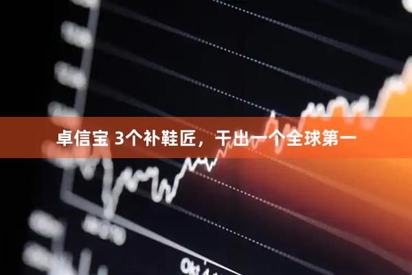 卓信宝 3个补鞋匠，干出一个全球第一