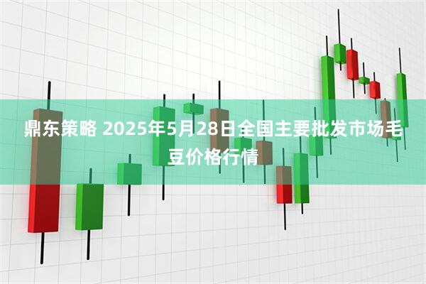鼎东策略 2025年5月28日全国主要批发市场毛豆价格行情