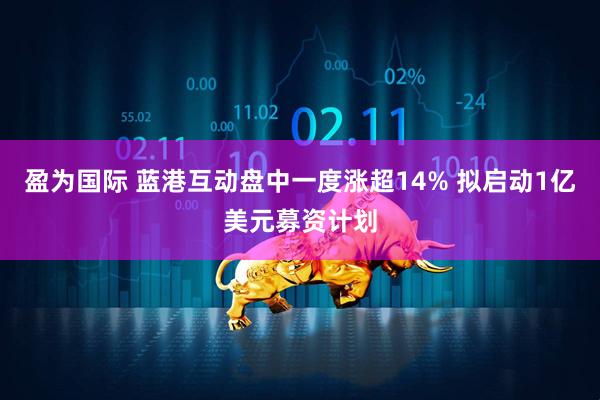 盈为国际 蓝港互动盘中一度涨超14% 拟启动1亿美元募资计划
